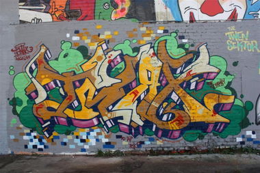 Graffiti Wall in Magdeburg - Photo by AerosolArena - Oldschool, Jam, Aerosol-Arena (2012)