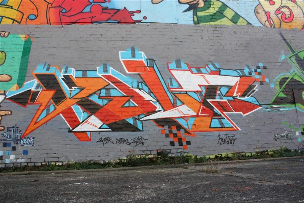 Graffiti Wall in Magdeburg - Photo by AerosolArena - Oldschool, Jam, Magdeburg (2012)