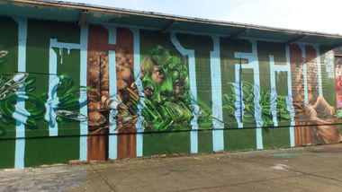 Graffiti Wall in Magdeburg - Photo by AerosolArena - SILAS, MÜCKE, SIRIUS (März)