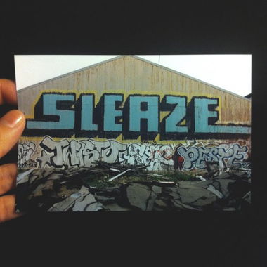 Graffiti Bombing in San Francisco - Photo by AerosolFiends - sleaze, twist, sf