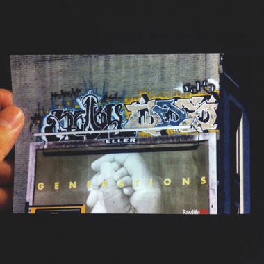 Graffiti Bombing in San Francisco - Photo by AerosolFiends - revok, odds, billboard