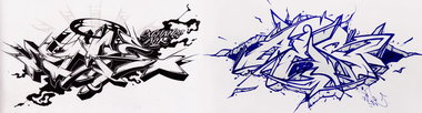 Graffiti Sketch - Photo by Aers (2012)