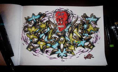 Graffiti Sketch - Photo by Aers (2012)