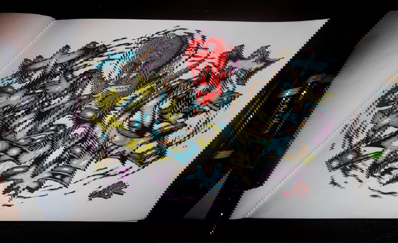 Graffiti Sketch - Photo by Aers (2012)