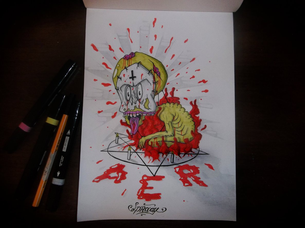 Graffiti Sketch - Photo by Aers (2012)