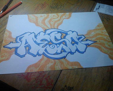 Graffiti Sketch - Photo by Aesoone - Aeso (2015)