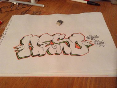 Graffiti Sketch - Photo by Aesoone - Aesoone