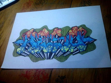 Graffiti Sketch - Photo by Aesoone (2015)