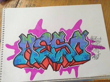 Graffiti Sketch - Photo by Aesoone - Aesoone
