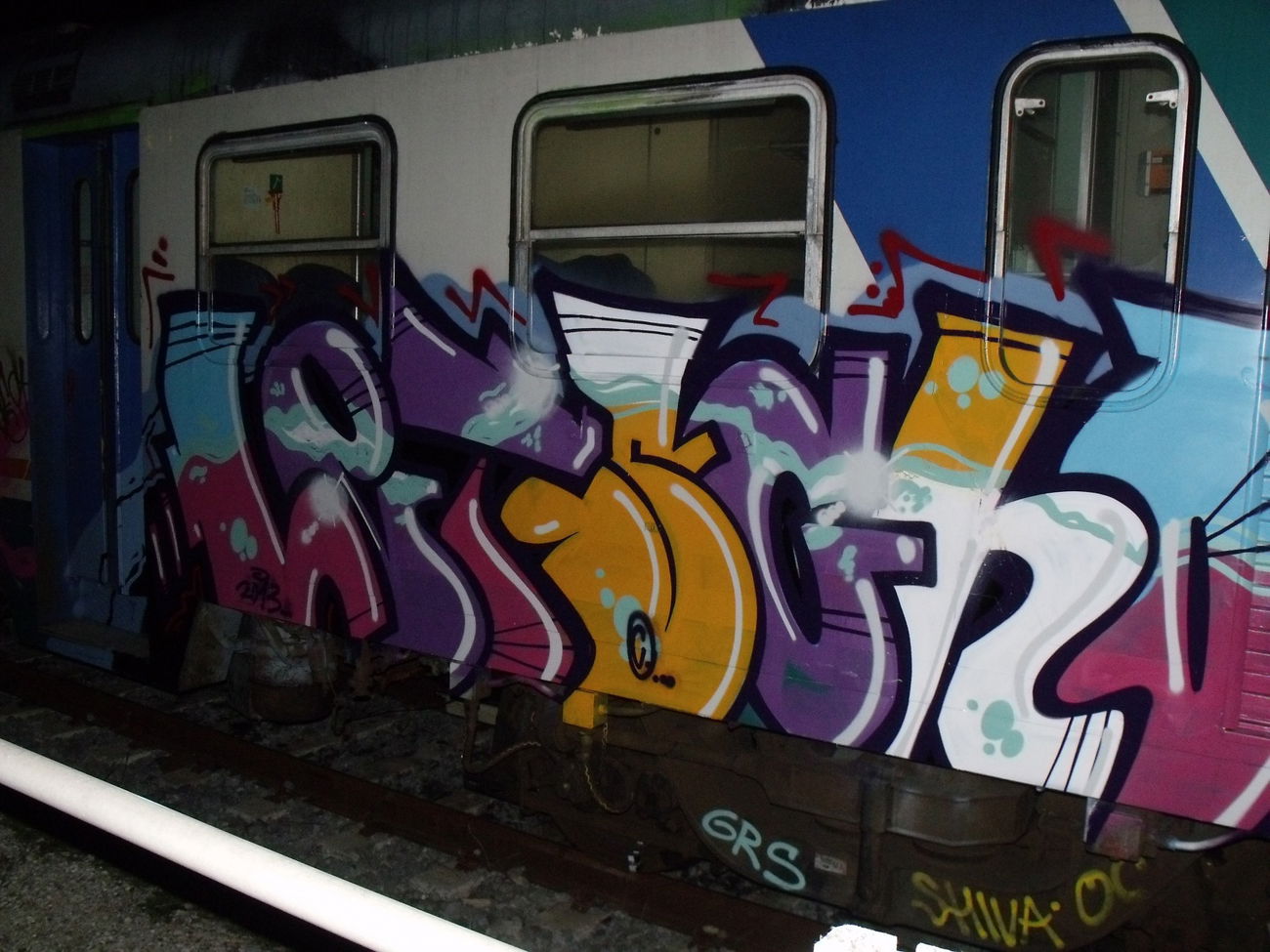 Graffiti Train - Photo by Aetherdog96 - Letscho, GRS
