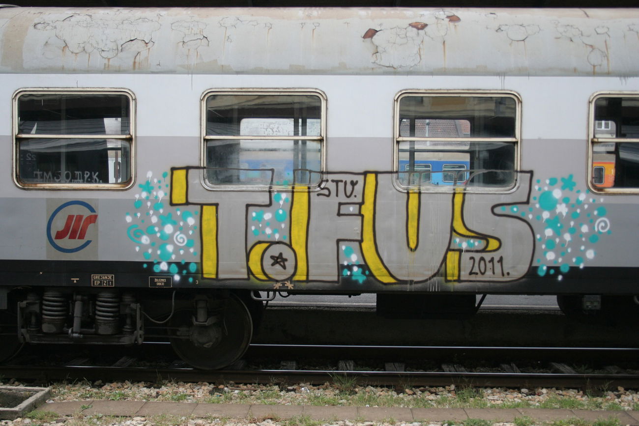 Graffiti Train - Photo by Aetherdog96 - T.Fus
