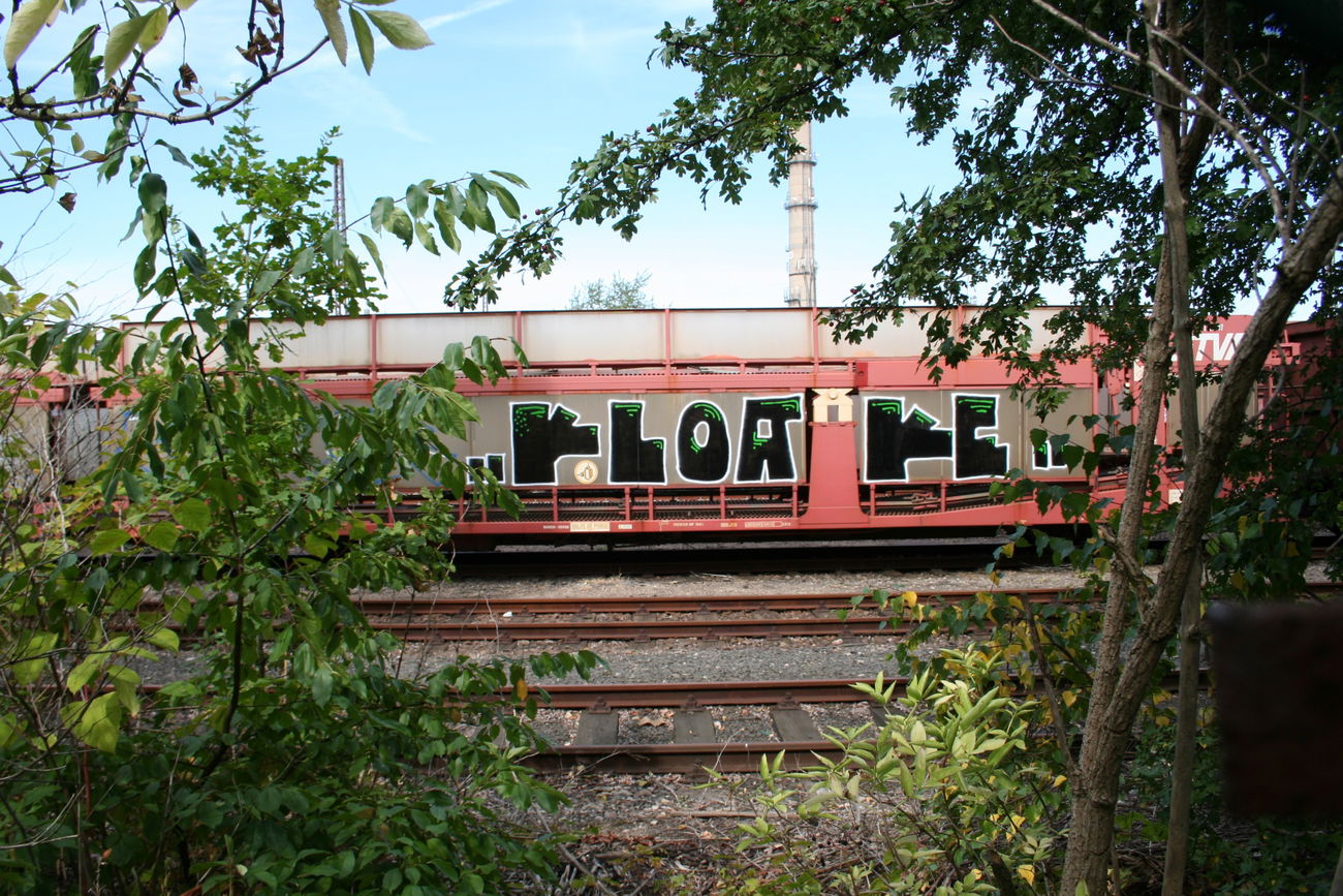 Graffiti Train - Photo by Aetherdog96 - Freight, Kloake, Bof