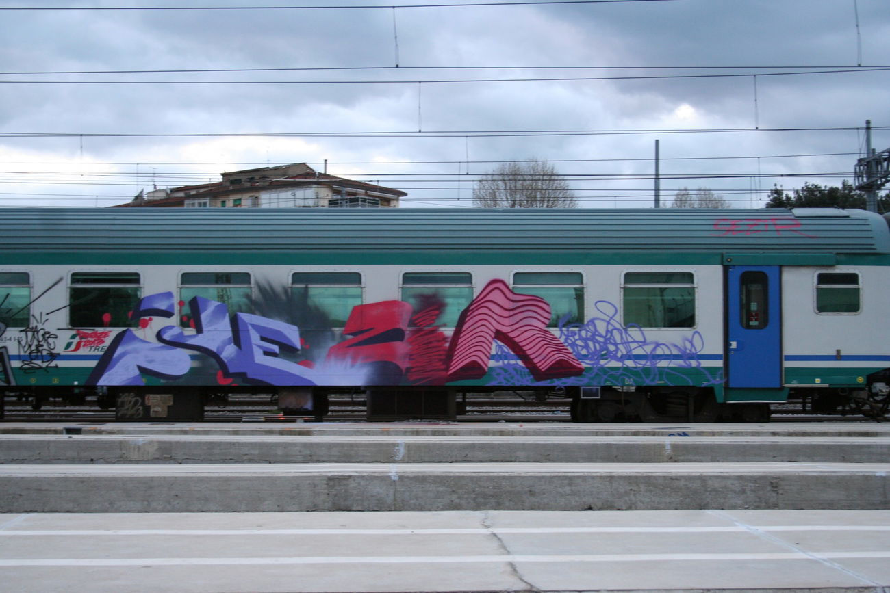 Graffiti Train - Photo by Aetherdog96 - Secir, Grs