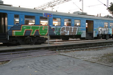 Graffiti Train - Photo by Aetherdog96 - Stu, Stu, Stu