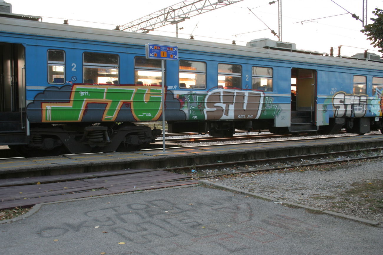 Graffiti Train - Photo by Aetherdog96 - Stu, Stu, Stu