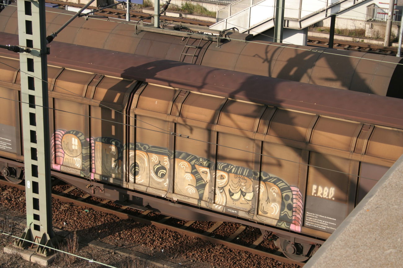 Graffiti Train - Photo by Aetherdog96 - Freight, I, love