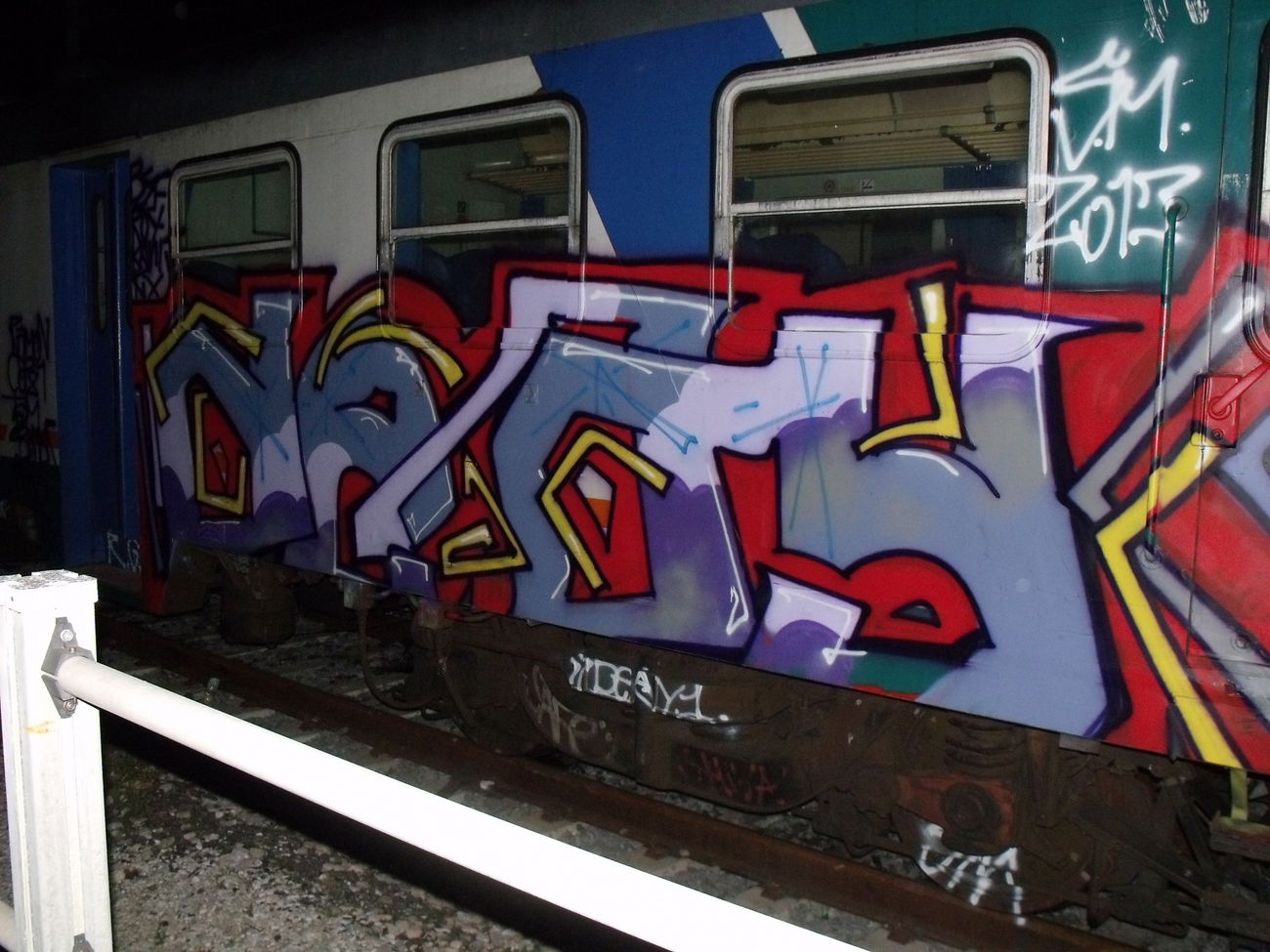 Graffiti Train - Photo by Aetherdog96 - Deay, Sm, Tck