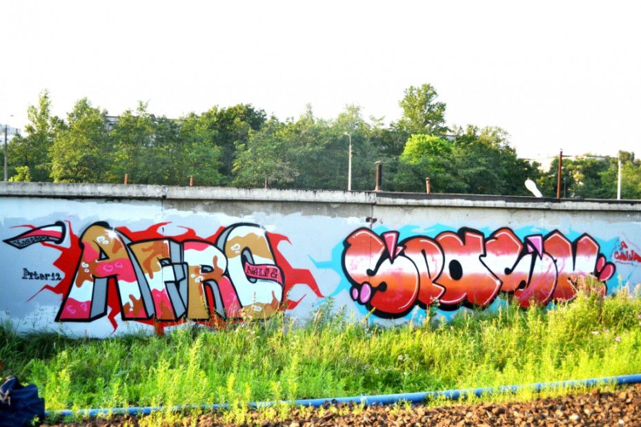 Graffiti Wall - Photo by Afro - Afro, Spasm, Sezy (2012)
