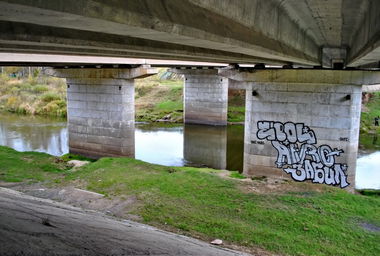Graffiti Bombing - Photo by Afro - Enol, Afro, Zabeel (2012)