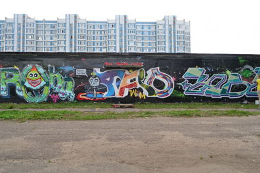Graffiti Wall - Photo by Afro - Afro, Roba, Jedy (2013)