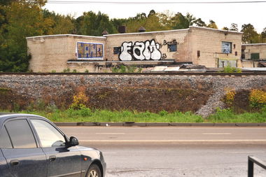 Graffiti Bombing - Photo by Afro - Fed, Afro, Mc2 (2013)