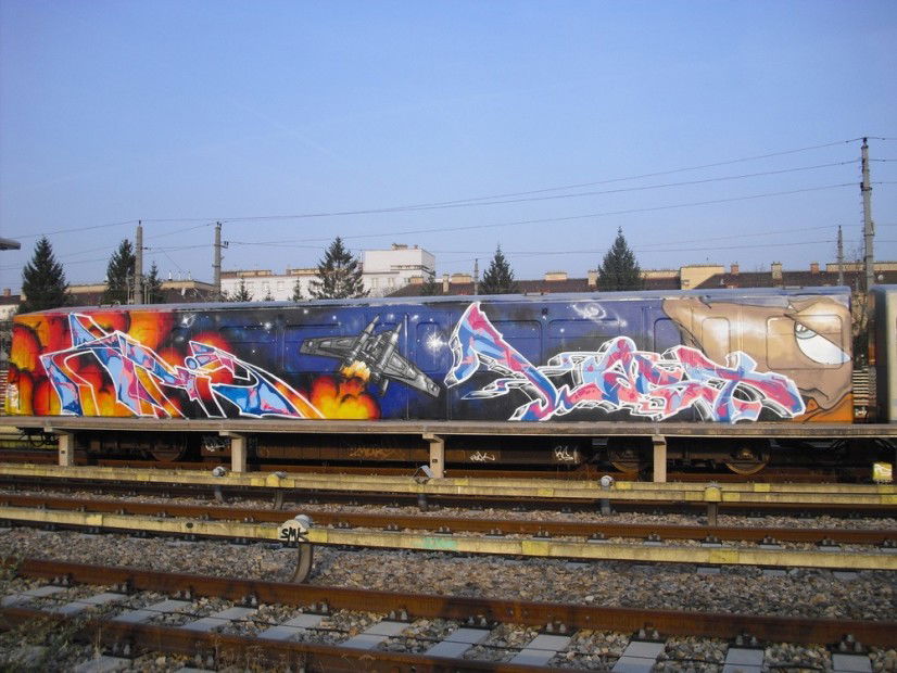 Graffiti Train - Photo by Age123