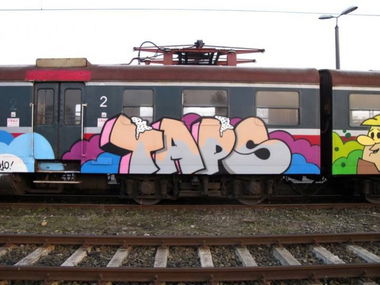Graffiti Train - Photo by Age123