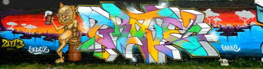 Graffiti Wall in Berlin - Photo by Aggrobat183 - Grave, dh, 48 (2013)