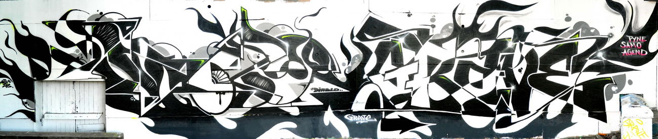 Graffiti Wall in Berlin - Photo by Aggrobat183 - diablo, lgm, grave (2013)