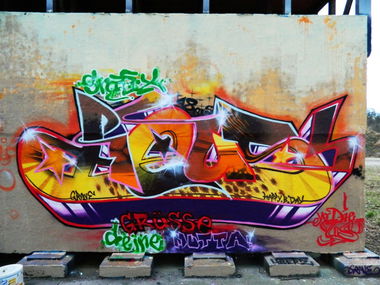 Graffiti Wall in Deutschland - Photo by Aggrobat183 - Grave, Grave48, dh (2015)