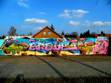 Graffiti Wall in Deutschland - Photo by Aggrobat183 - grave48, grave, dh (2015)