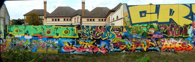 Graffiti Wall in Deutschland - Photo by Aggrobat183 - Skem, DIEUS, PAB (2014)