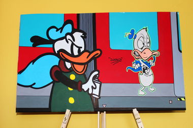 Graffiti Photo by AiTER1 - Donald, Canvas, Marker (2016)