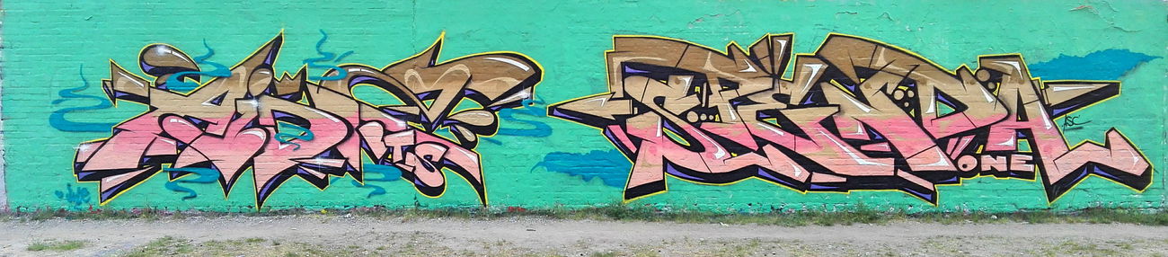 Graffiti Wall - Photo by Aidz - BTS, ASC (2016)