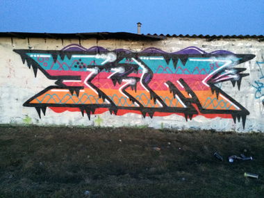 Graffiti Wall in Moscow - Photo by Aim (2014)