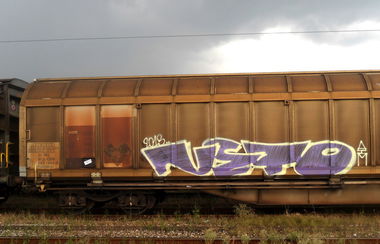 Graffiti Train in Serbia - Photo by AimNeto1 - Neto