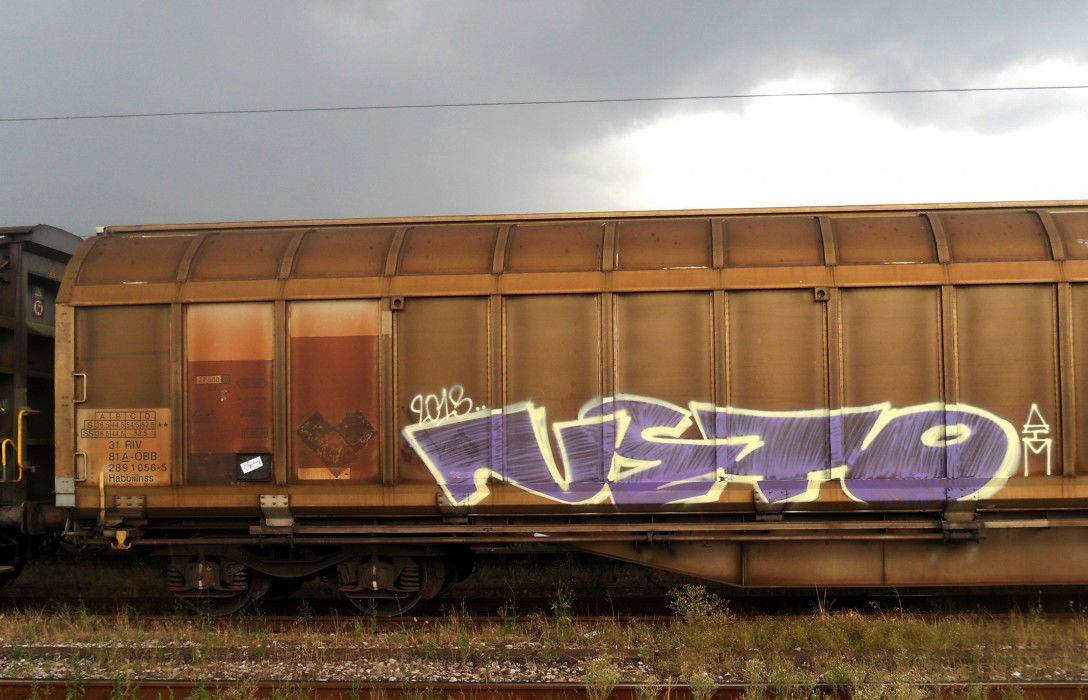 Graffiti Train in Serbia - Photo by AimNeto1 - Neto