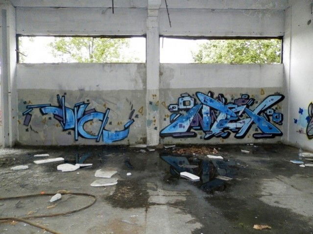 Graffiti Bombing - Photo by AirBRAs