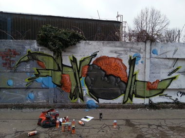 Graffiti Wall - Photo by AirBRAs