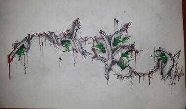 Graffiti Sketch - Photo by AirBRAs