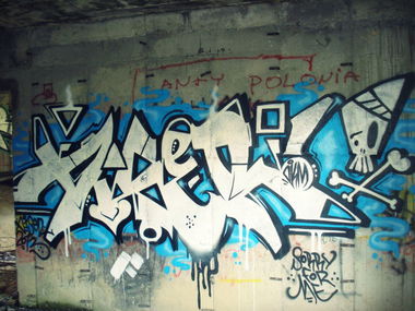 Graffiti Wall in Poland - Photo by Aiser - aiser, pkm, frc (2013)