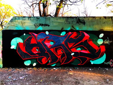 Graffiti Wall in Hauptstadt prag - Photo by AiveOne - HRBplusC, LWS, BHM (2024)