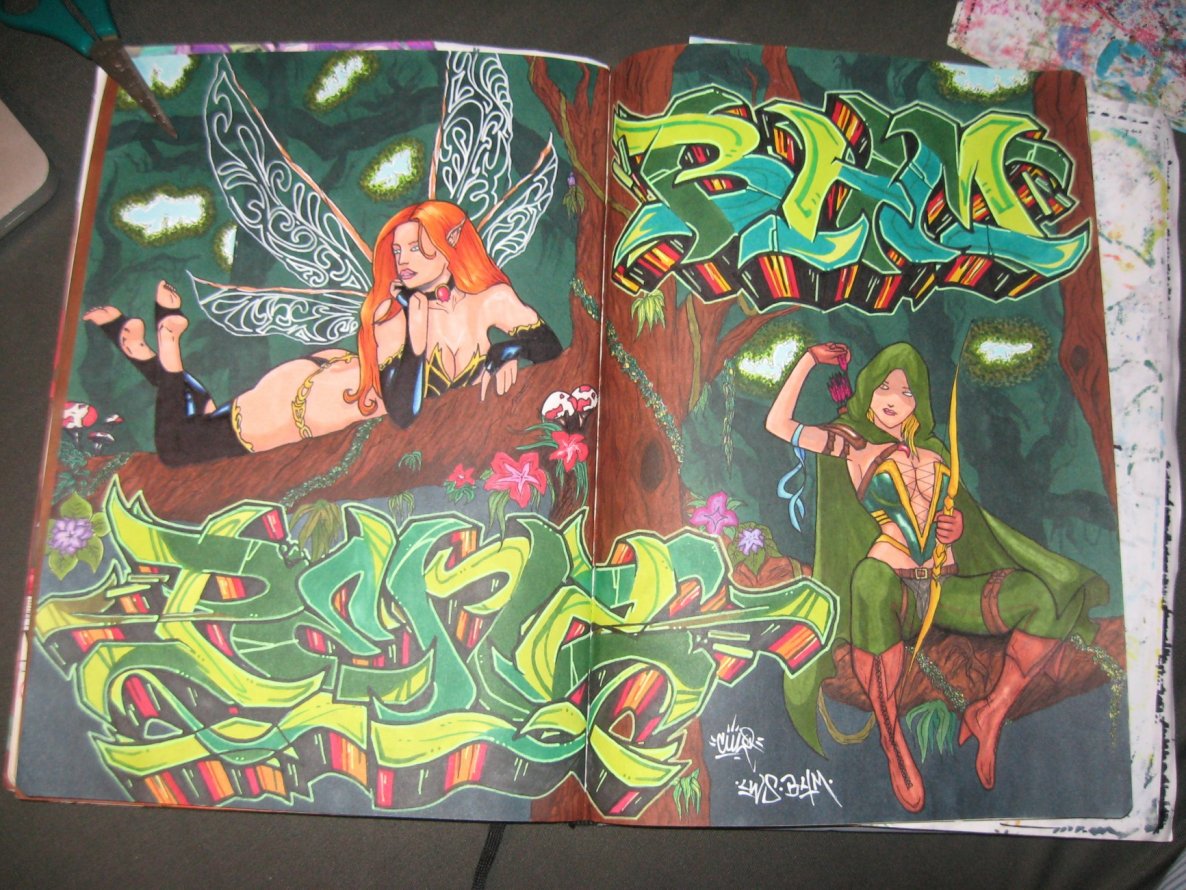 Graffiti Sketch - Photo by AiveOne