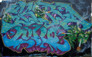 Graffiti Wall - Photo by AiveOne - Aive, LWS, BHM (2013)