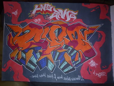 Graffiti Sketch - Photo by AiveOne - Culo, LWS, Aive (2013)