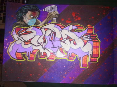 Graffiti Sketch - Photo by AiveOne - LWS, Aive, Culo (2013)