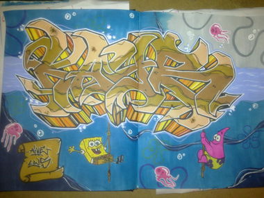 Graffiti Sketch - Photo by AiveOne - Aive, Eive, Culo (2011)