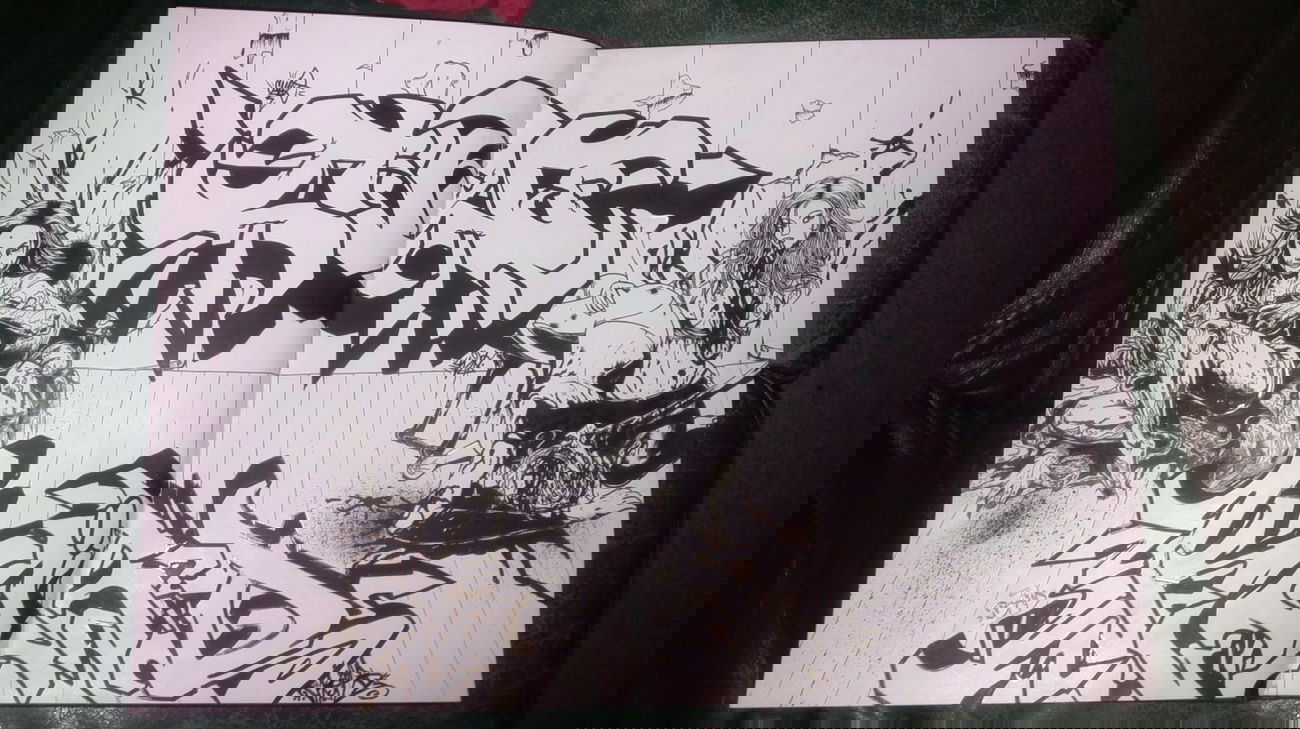 Graffiti Sketch - Photo by AiveOne - Kord, Culo, BHM (2013)