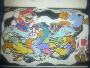 Graffiti Sketch - Photo by AiveOne - Aive, Culo, LWS (2013)