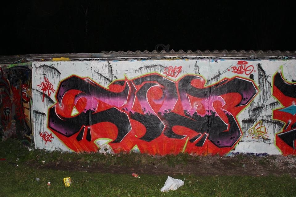 Graffiti Wall - Photo by AiveOne - LWS, BHM, Culo (2013)